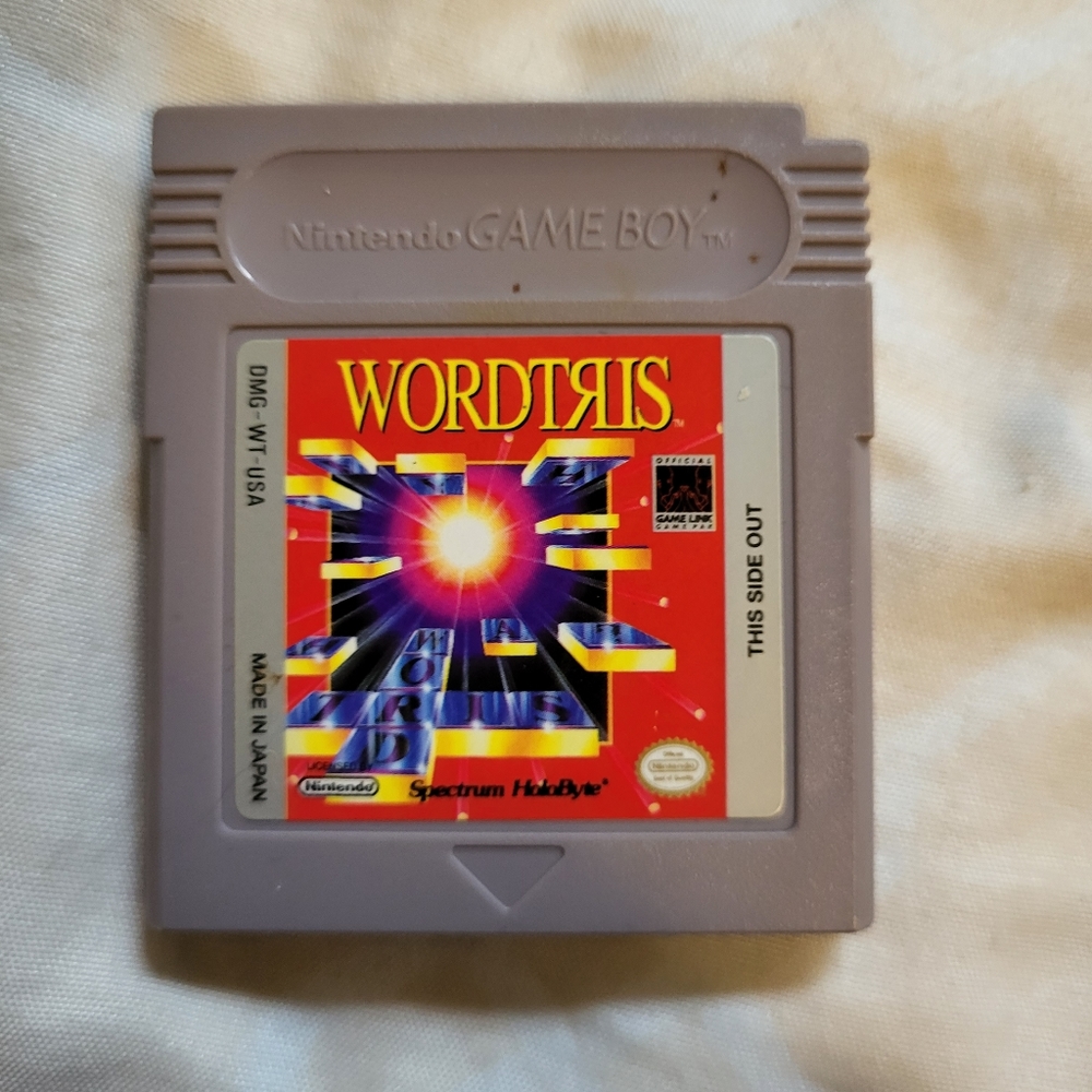 Video Game: Wordtris (Game Boy)